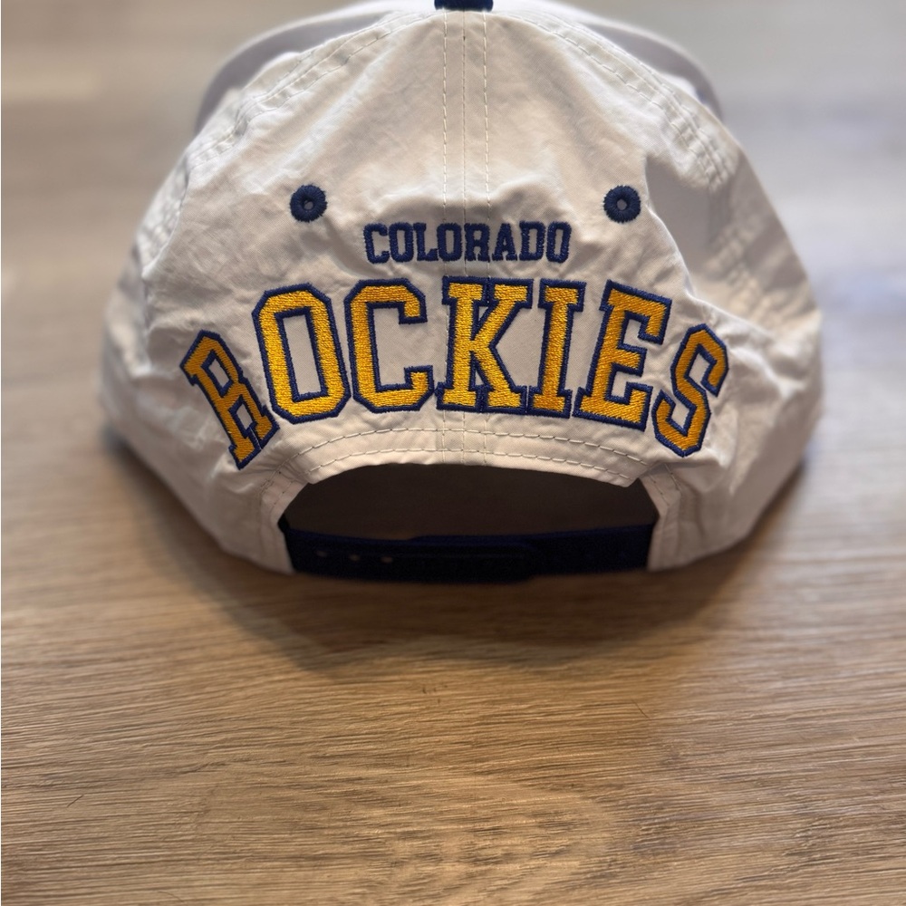 New Era Colorado Rockies NHL Rare Throwback Vintage Hockey SnapBack - Picture 5 of 8